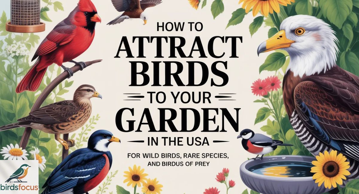How to Attract Birds to Your Garden in the USA for Wild Birds, Rare Species, and Birds of Prey