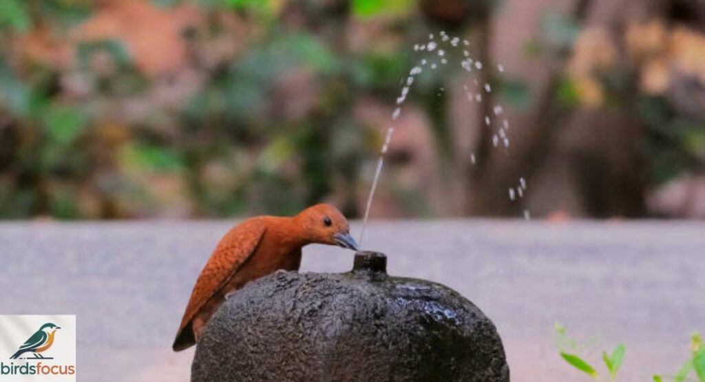 Supplying Fresh Water Sources for Birds