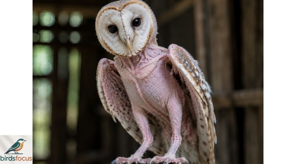 Barn Owl Without Feathers
