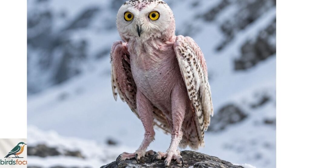 Snowy Owl Without Feathers