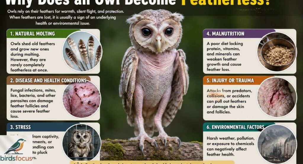 Why Does an Owl Become Featherless?