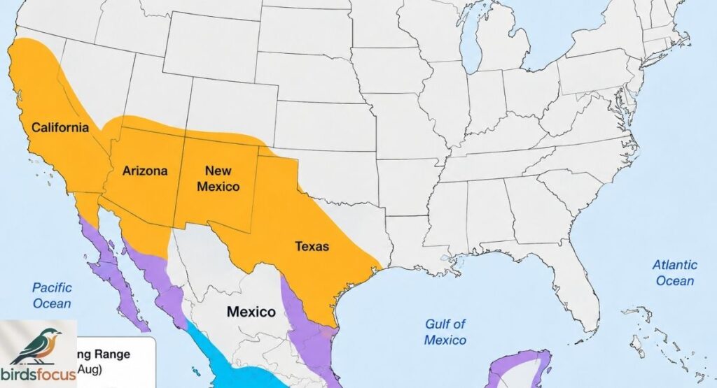 Hooded Oriole Range Map